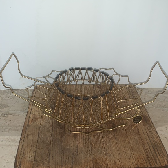 Vintage Original French “ MAGIC BASKET” gold wire 1950’s - Picture 2 of 8
